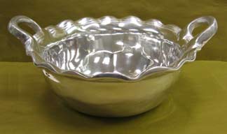 Mexican Pewter - Cazuela Bowl